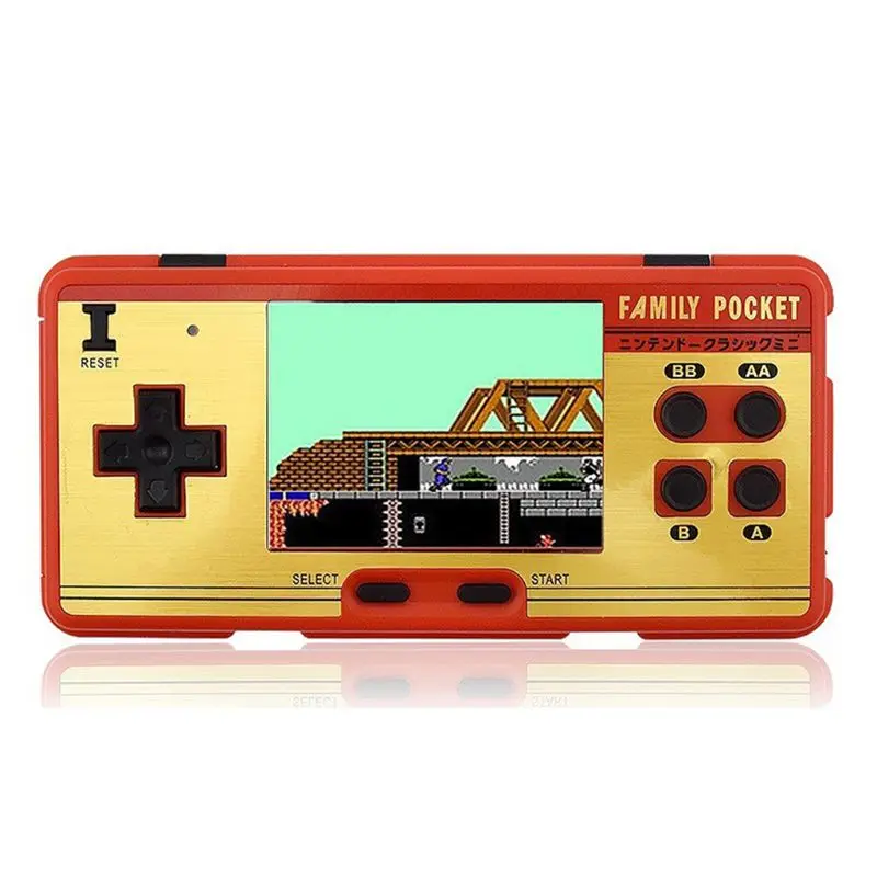 

Data Frog Portable Handheld Game Players Built in 638 Classic Games Console 8 Bit Retro Video Game For Gift Support AV Out Put
