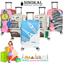 Luggage Cover Travel Suitcase Cover Dustproof Spandex Elastic Baggage Protector for 18-32 inch Trolley Case