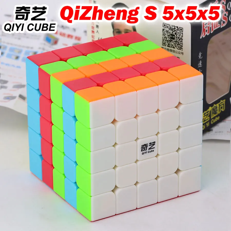 

Puzzle Magic Cube Qiyi QiZheng S 5x5x5 5*5*5 professional speed colorful cube educational toys gift champion competition club