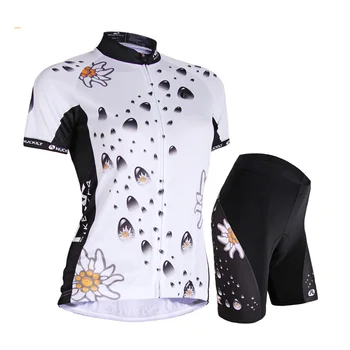 

Outdoor sport jersey suit 2020 Women bike clothing kit wear Summer bicycle skinsuit dress Cycling mallot shirts set Gel pants