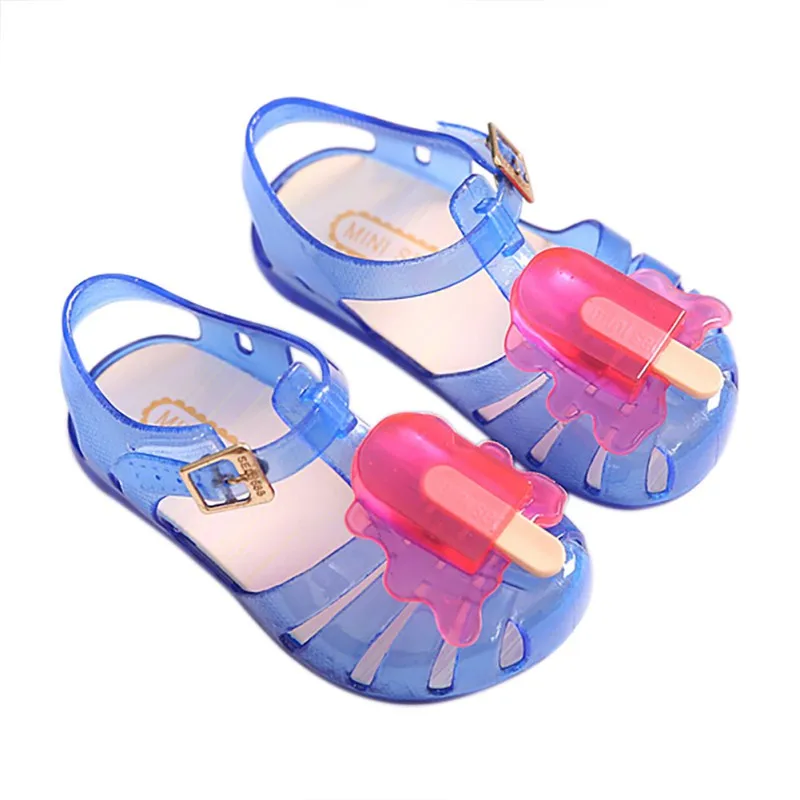 Baby Children Popsicle Design Sandals Children's Shoes Non-Slip Soft Bottom Jelly Toddler Shoes