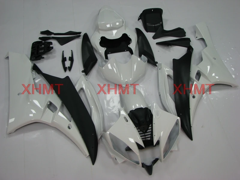 Для YZF600 R6 2006-2007 мотоциклов обтекателя 2006 Пластик Обтекатели 07 Белый Черные