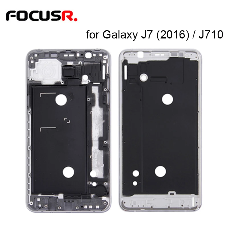

Front Housing LCD Frame Bezel Plate For Galaxy J7 (2016) / J710 Cellphone Phone Accessory Replacement Parts