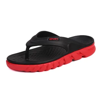 

Summer Slipper Spa Fashion Walking Sandalias Slipper Summer Pvc Strap Footwear Men Light Weight Beach Flip Flops