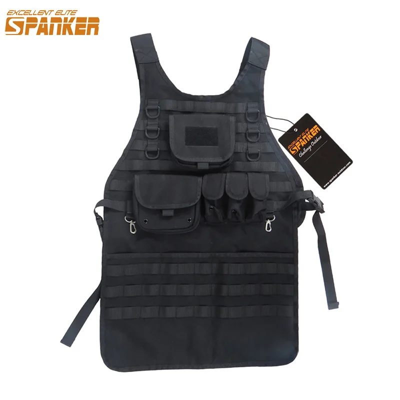 

EXCELLENT ELITE SPANKER Outdoor Hunting Molle Apron Suit Vest Craft & BBQ Apron Camo Military Tactical Vests Hunting Equipment