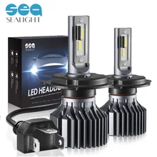 SEALIGHT Auto Faro H7 LED H4 HA CONDOTTO LA Lampadina H11 HB4 9006 HB3 9005 6000 k Luce di Nebbia Auto Proiettore LED lampade Per Auto