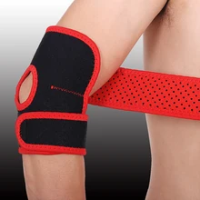 Черный и красный налокотник поддержка для облегчения боли восстановления травм протектор для локтя мягкий для баскетбола и тенниса
