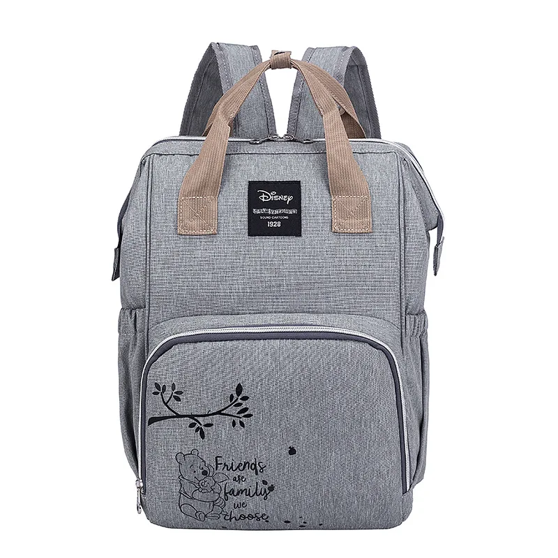 Nappy Backpack Bag Mummy Large Capacity Bag Mom Baby Multi-function Waterproof Outdoor Travel Diaper Bags For Baby Care Mom Gift - Цвет: Winnie