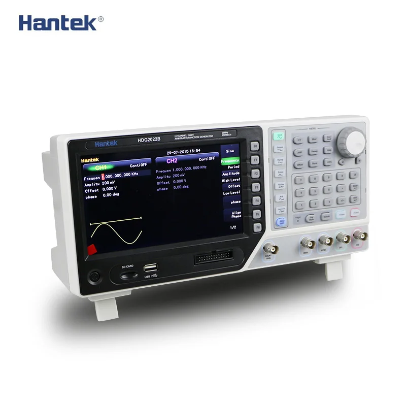 DDS function Signal Arbitrary Waveform Generator Hantek HDG2022B 2CH 20MHz 250MSa/s Singnal