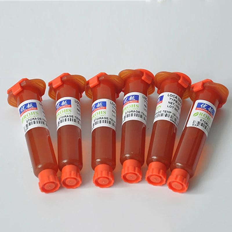 

10ML UV LOCA Liquid Optical Clear Repair Adhesive Glue Replacement For Touch screen For iPhone Cell Phone