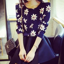 Blusas Femininas 2014 Fashion Woman blouses Clothing Female Formal Brand Tops Chiffon casual blusa free shipping lady clothing