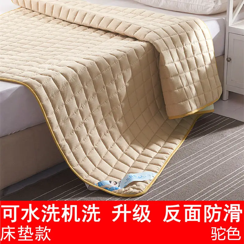 One piece quilted mattress with padded waterproof mattress cover anti-mite protection pad cover - Цвет: 03