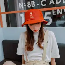 [Dream] Новинка года; китайский стиль; топ на плоской подошве; двусторонняя вышивка; Рыбацкая шляпа для мужчин и женщин; летняя Корейская версия повседневной одежды