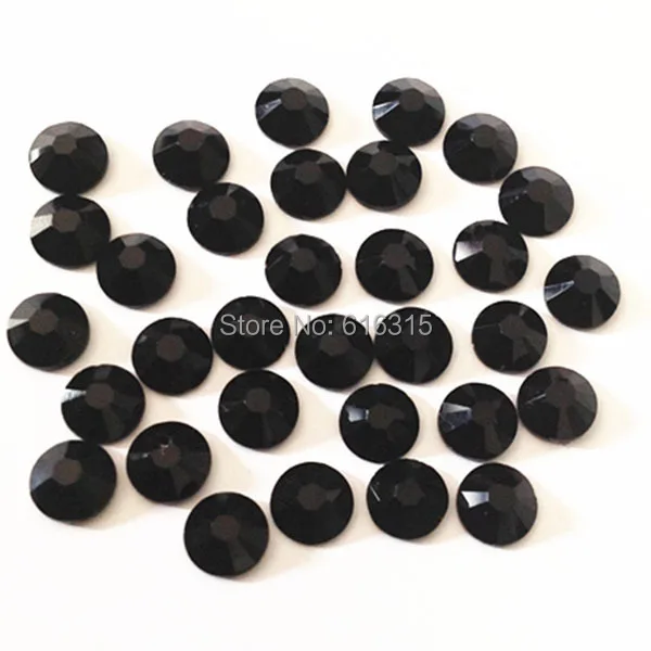 

Free shipping !!! ss6 dmc hot fix style stones jet black color 1440 pcs per pack for sports t-shirt directly sale