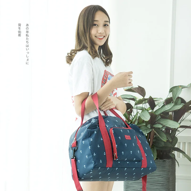 

New Folding Travel Bag WaterProof Bag Large Capacity Unisex Luggage Packing Women Nylon Travel Handbags