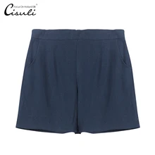 CISUSLI шелковые брюки женские короткие брюки Летние удобные короткие feminino натуральная шелковая ткань 2XL Размер