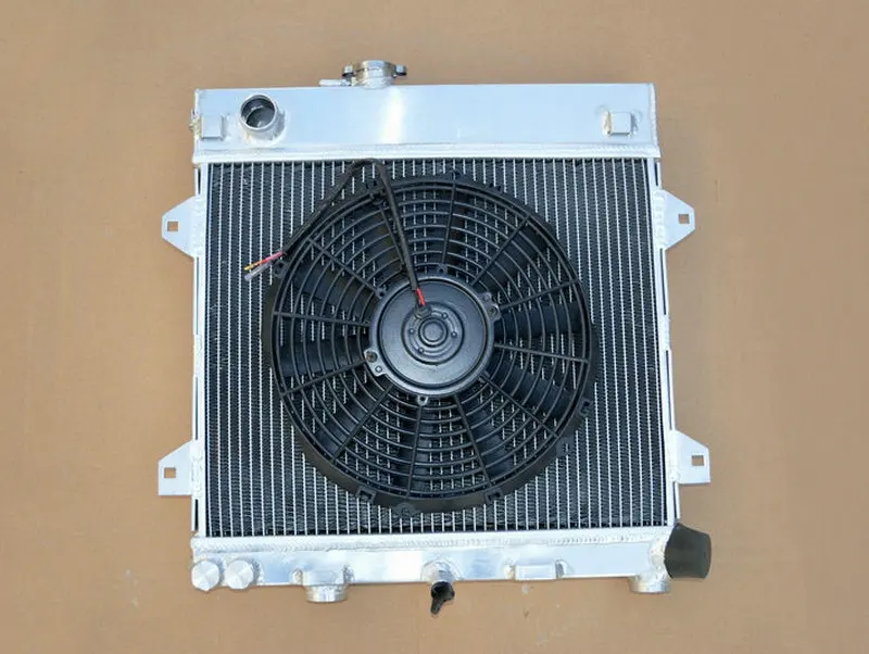 New Aluminum Radiator & Fan For BMW E30 M10 316i 318i MT 1982 1991 1983