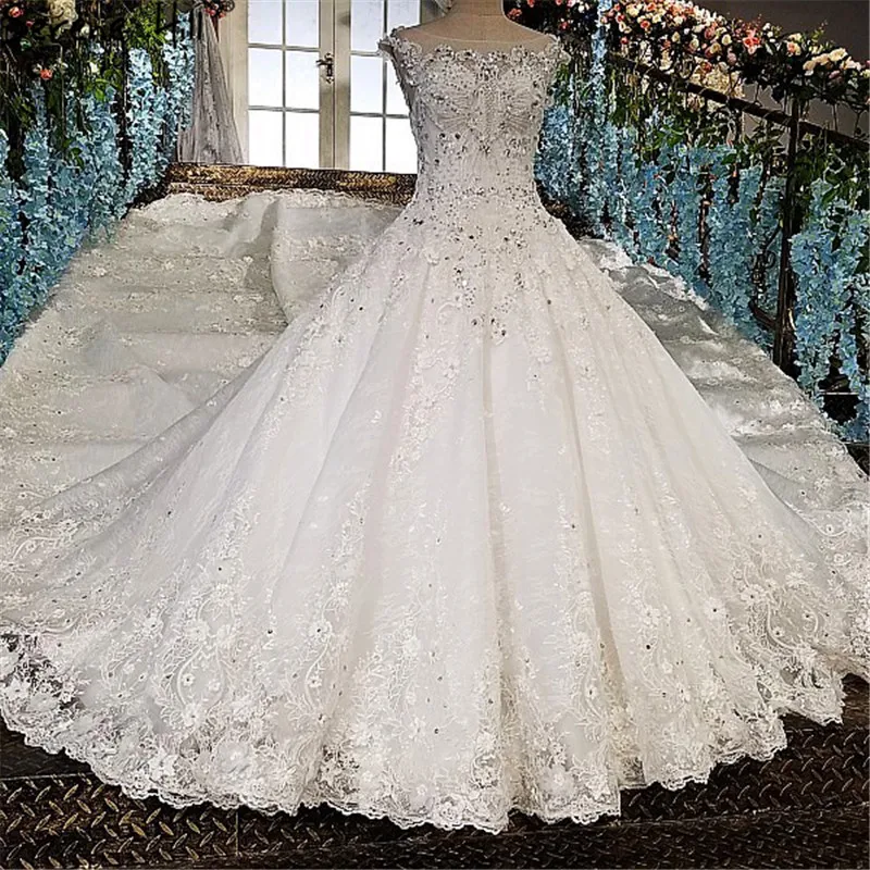 avec des diamant robe de mariée princesse luxe