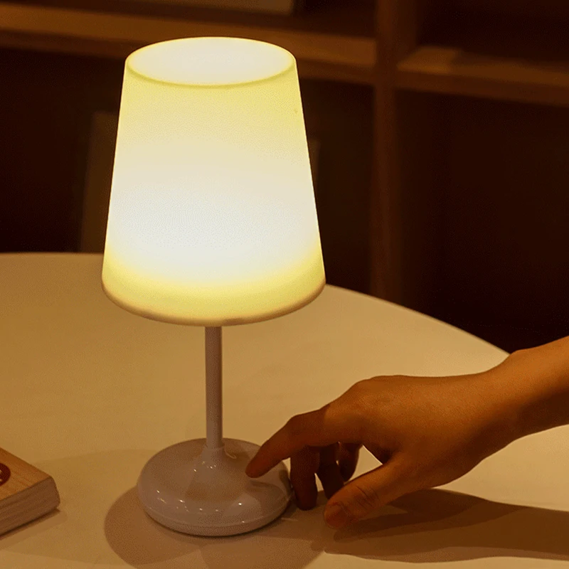 

LED 10-level Dimming Night Light Remote Control USB Rechargeable Portable Bedside Bedroom Home Feeding Intelligent Table Light