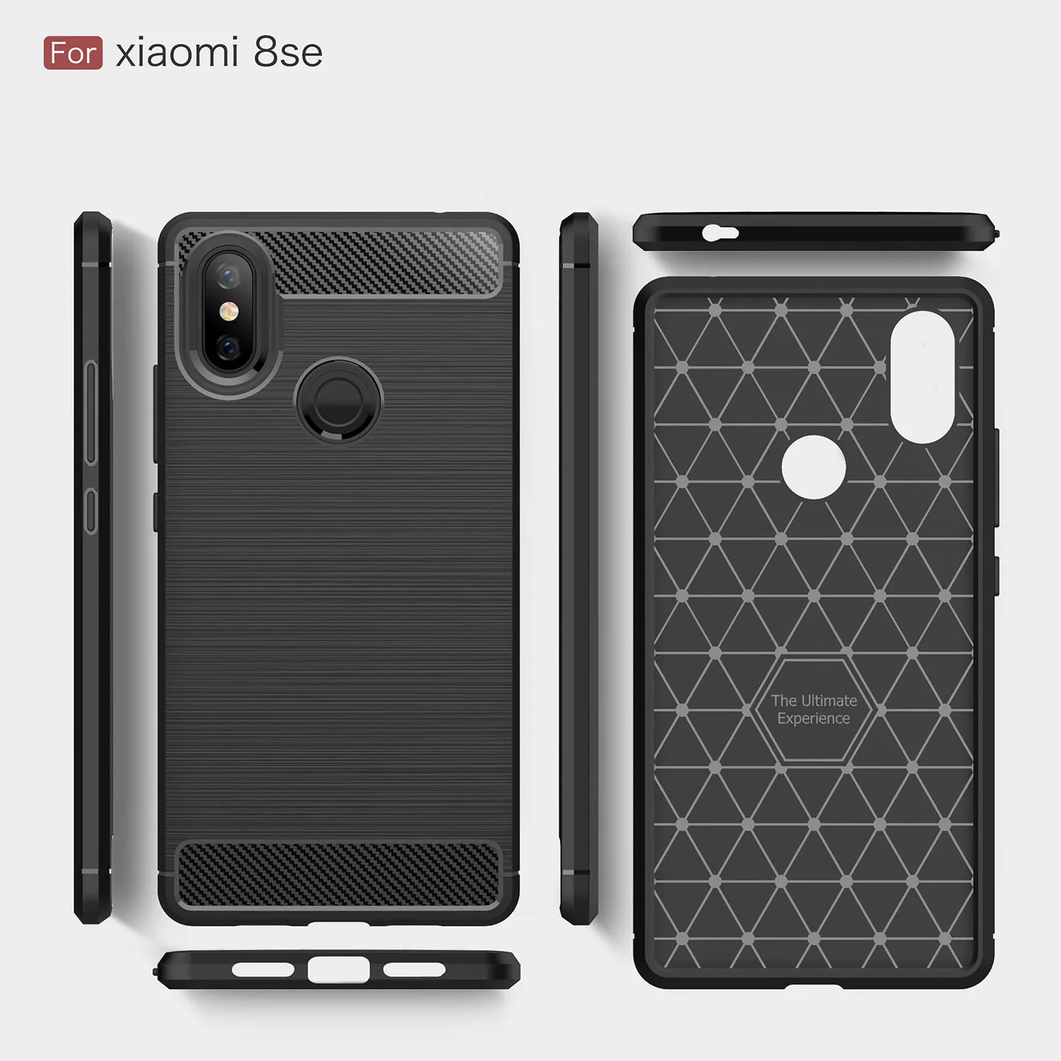 HATOLY Cover Xiaomi Mi 8 SE Case Phone Bag Soft Silicone Rubber HATOLY Cover Xiaomi Mi 8 SE Case Phone Bag Soft Silicone Rubber Phone Cover Case for Xiaomi Mi 8 SE Case for Xiaomi Mi8 SE in Fitted Cases from Cellphones