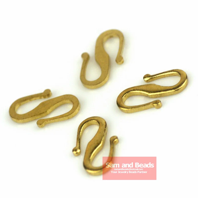 

!Wholesale!!! 11.5x7mm "S" Shape Toggle Hook Clasps Gold / Silver / Bronze Plated Jewelry Findings