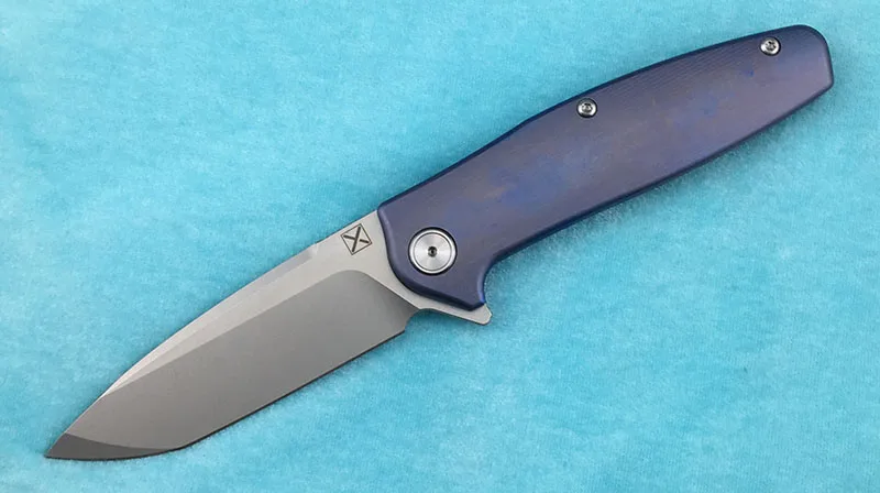 LEMIFSHE X-750 складной нож шарикоподшипник VG-10 лезвие титановая ручка Кемпинг Охота Открытый Карманный фрукты Ножи EDC инструмент