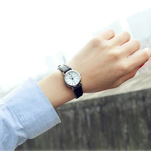 Luobos Small Dial Fashion font b Women b font font b Watch b font Casual Leather