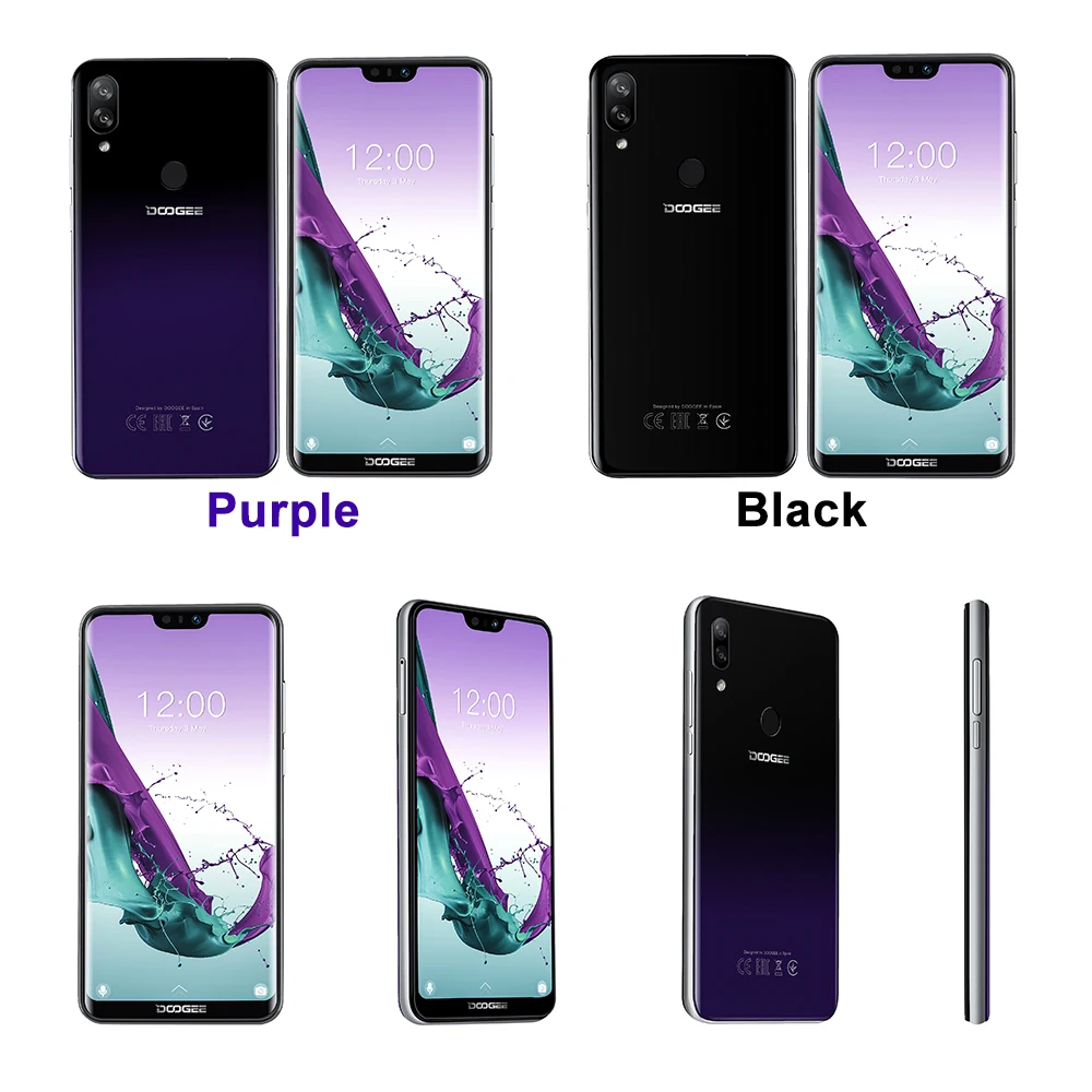  2019  DOOGEE N10 mobile Phone SC9863A Octa-Core 3GB RAM 32GB ROM 5.84inch FHD+ 19:9 16.0MP 3360mAh 
