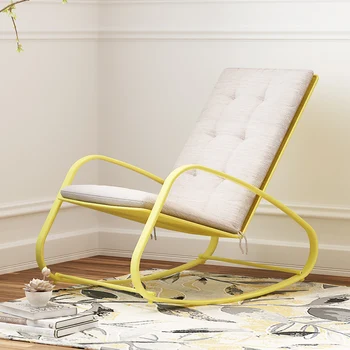 

Indoor Outdoor Adult Rocking Lounge Chair Rocker Porch Patio Furniture Lazy Simple Casual Easy Chair Balcony Garden Armchair