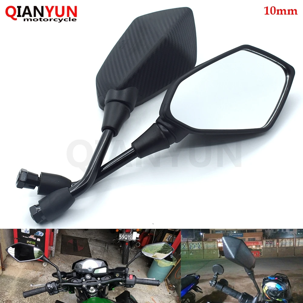 

Universal motorcycle rearview mirror 10mm sale large size glass for Honda VTR 1000 SP1 SP2 RC51 RVT1000 SP-1 SP-2