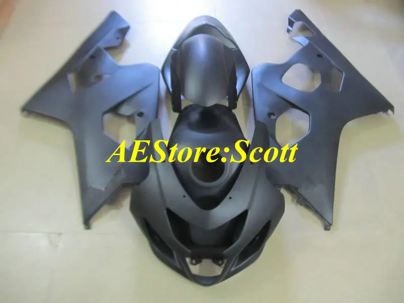 Мотоциклетный вставной обтекатель комплект для SUZUKI GSXR 600 750 K4 04 05 GSXR600 GSXR750 2004 2005 ABS все матовые черные обтекатели комплект SA54