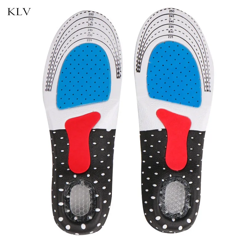 

1Pair Women Shoes Foot Silicone Gel Insoles Pads Orthotic Arch Support Shoe Pad 35-40 yards For Sports Shoes