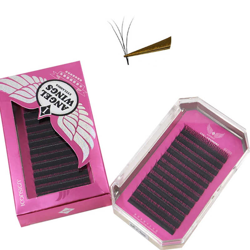 

12rows Y Weave Eyelash Extension mix premium natural synthetic mink individual eyelash extension makeup professional