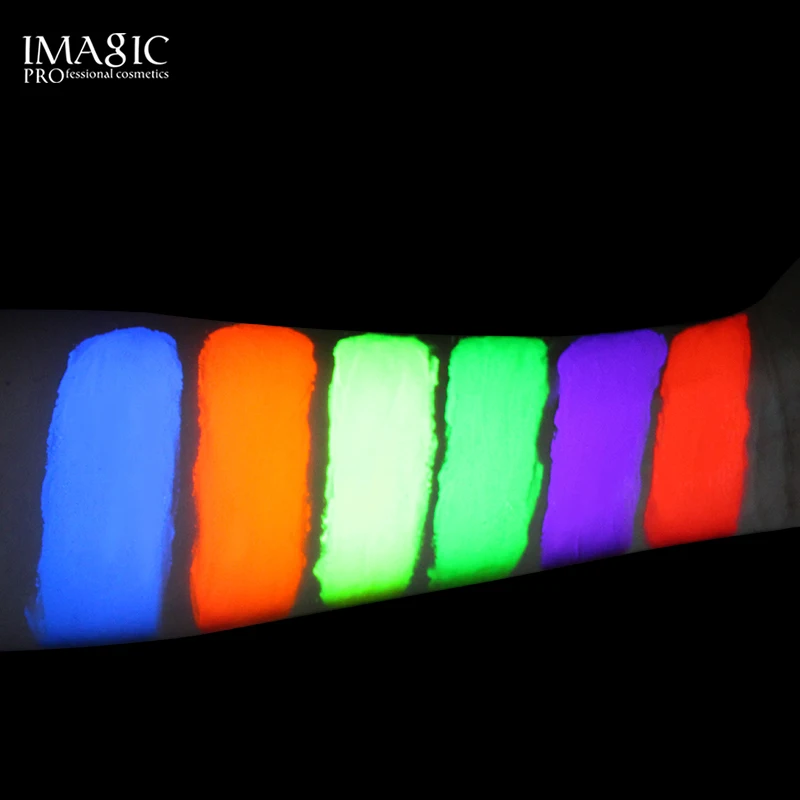 IMAGIC краска для тела флуоресцентная 8 видов цветов макияж неоновая Вечеринка