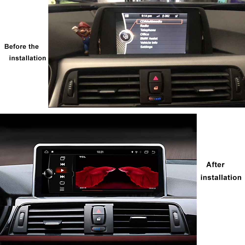 Ugode Android 9 0 автомобильный стерео Авто видео GPS Navi навигационный плеер для BMW X1 F48 NBT