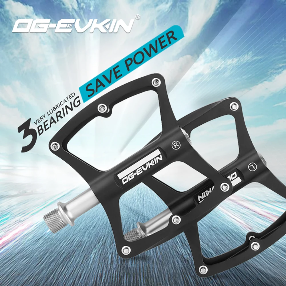 OG EVKIN PD001 шоссейные велосипедные педали Chromoly стальные для горного велосипеда 3