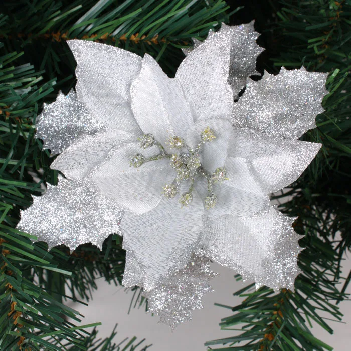 wholesale 10pcslot 17cm gold glitter artificial christmas flowers poinsettia cheap christmas ornaments in christmas from home garden on aliexpresscom - Where To Buy Cheap Christmas Decorations wholesale 10pcslot 17cm gold glitter artificial christmas flowers poinsettia cheap christmas ornaments in christmas from home garden on aliexpresscom - Where To Buy Cheap Christmas Decorations