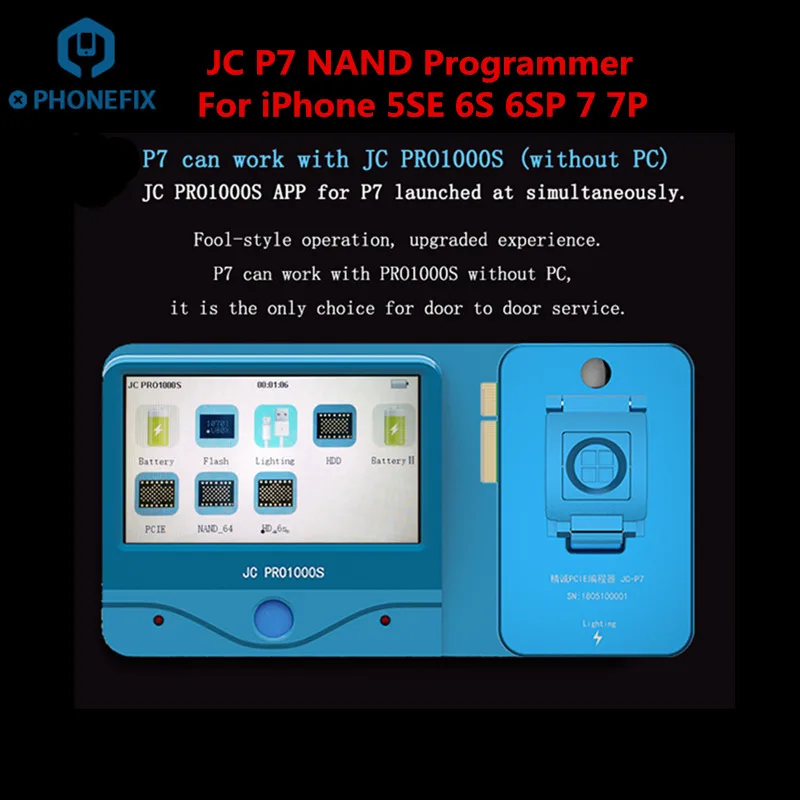 JC P7 NAND считывающий инструмент для ремонта ошибок Записи Pro1000S PCIE тестовый