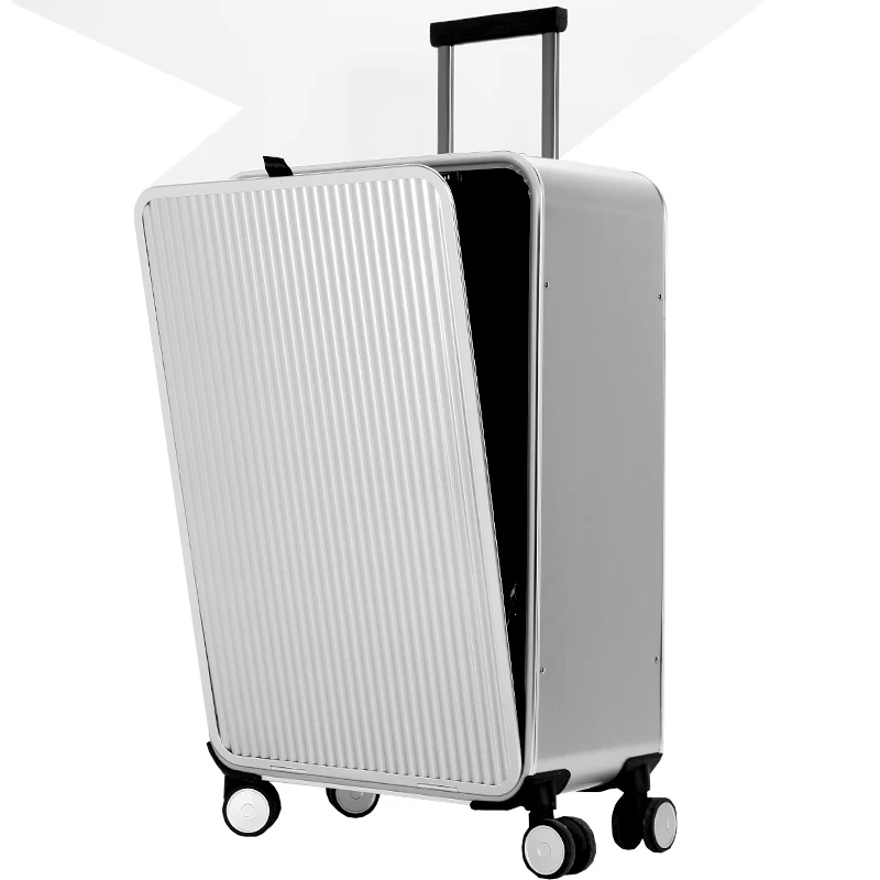 Luggage 20"24"inch 100% Aluminum rolling for Women Travel Mala de viagem TSA Lock Cabin Trolley Suitcase Carry on travel luggage