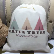 Пользовательские Племенной подружки невесты бакалавра Свадебные девичник похмелья восстановления выживания Наборы партии Конфеты чехлы пользу Сумки