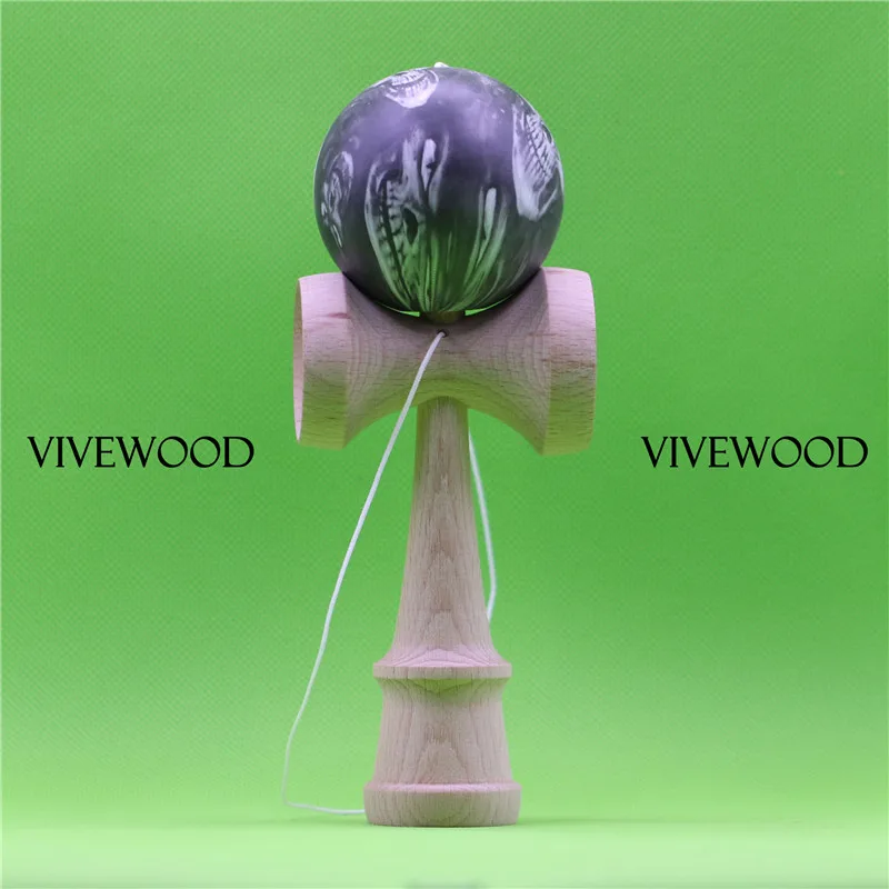 

Thrillingv Face Kendama with Ken 2.0 and 22MM Bevel TAMA easy to Stick Into,Silk Rubber Coating,Bigger CUPS,Durable Sarado