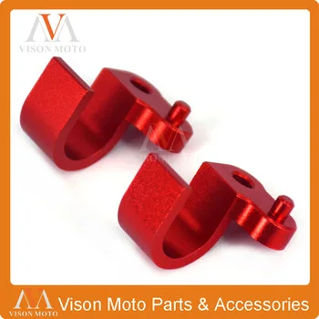 CNC Rear Brake Hose Clamp For HONDA CRF250L CRF250M CRF250 L/M 2012 2013 2014 2015 12 13 14 15 RED