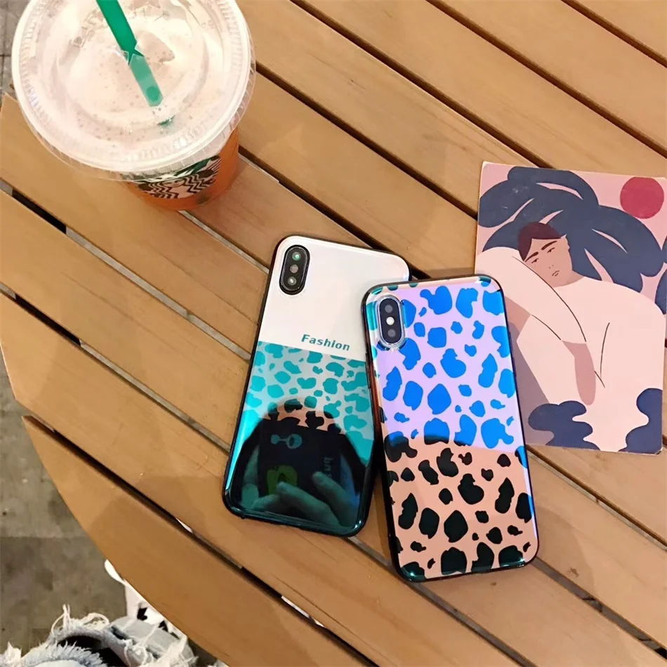 Leopard Girl Case For iPhone XS Max XR X 8 7 6S 6 Plus Women Cover (1)
