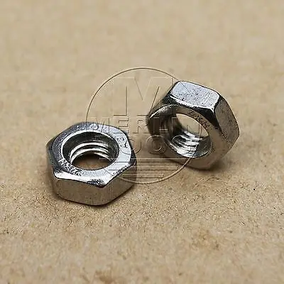 

2Pcs M18 x 2.5 Metric Left Hand Thread Stainless Steel Hex Nut