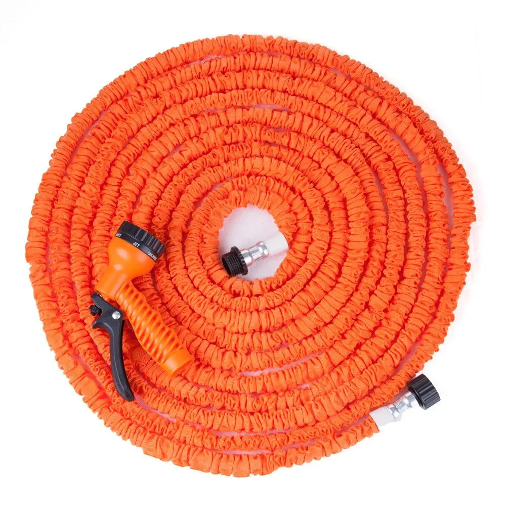 100FT Magic Expandable Water Hose pipe with 7 Modes Spray Gun, Garden