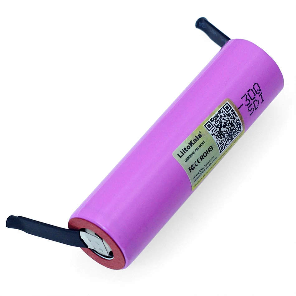 Liitokala 3,7 V li-lon аккумуляторная батарея INR18650 30Q 3000mAh li-lon батареи для ноутбука+ DIY никель