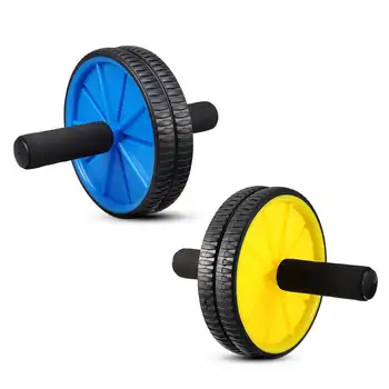 

Ab Rollers Body Fitness Dual Wheels Abdominal Training Roller Home Gym Arm Waist Exerciser Pad Fitness Body Building Equipment