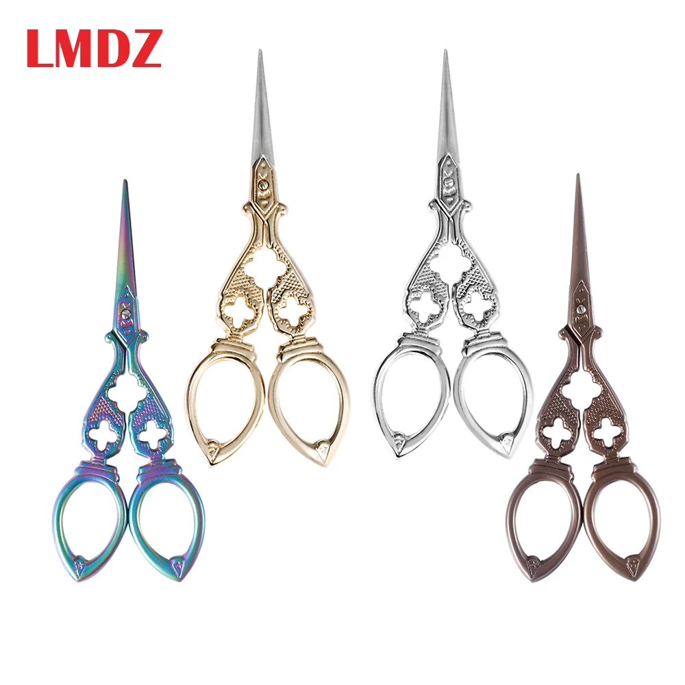 

LMDZ 1pcs Vintage European Stainless Steel Gourd Scissor for Embroidery Sewing Needlework Retro Scissor Shear Embroidery Scissor