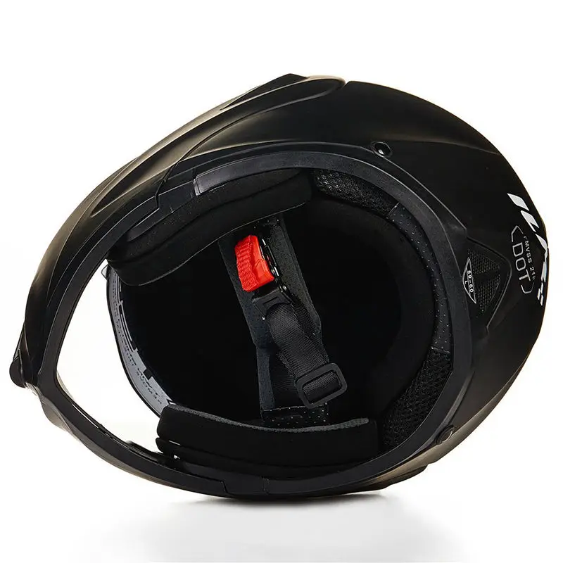 DOT Motorcycle Helmet Inner Removeable Flip Up Dual Visor Full Face Motorcycle Helmet Open Face Motorcross Road Bike MOTO Helmet (7)