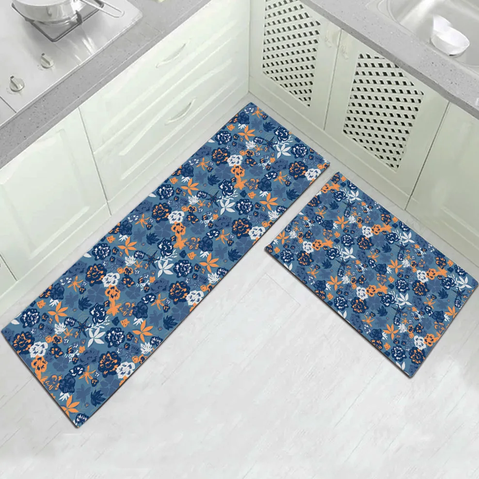 Zeegle Противоскользящие коврики для кухонного стула, коврики для гостиной, впитывающие коврики для ванной, коврики для спальни, коврик для двери - Цвет: W-1811-33